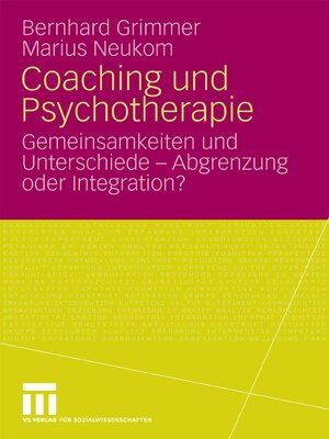 cover image of Coaching und Psychotherapie